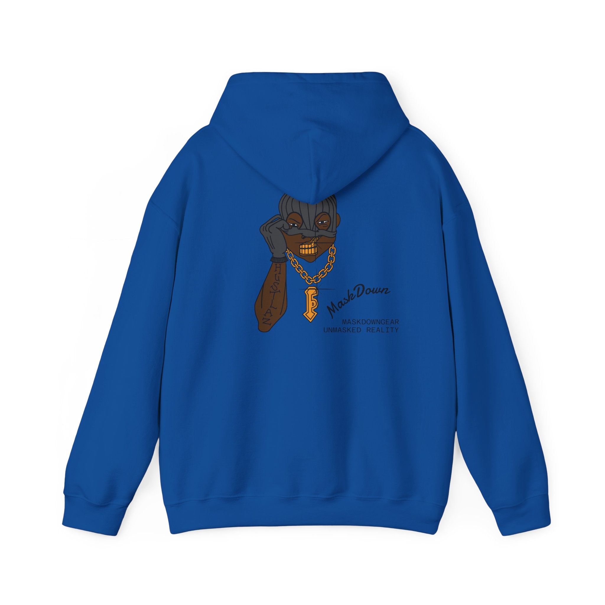 "The Mask Comes Down" Hoodie — Inspirational Black Girl Magic Pullover