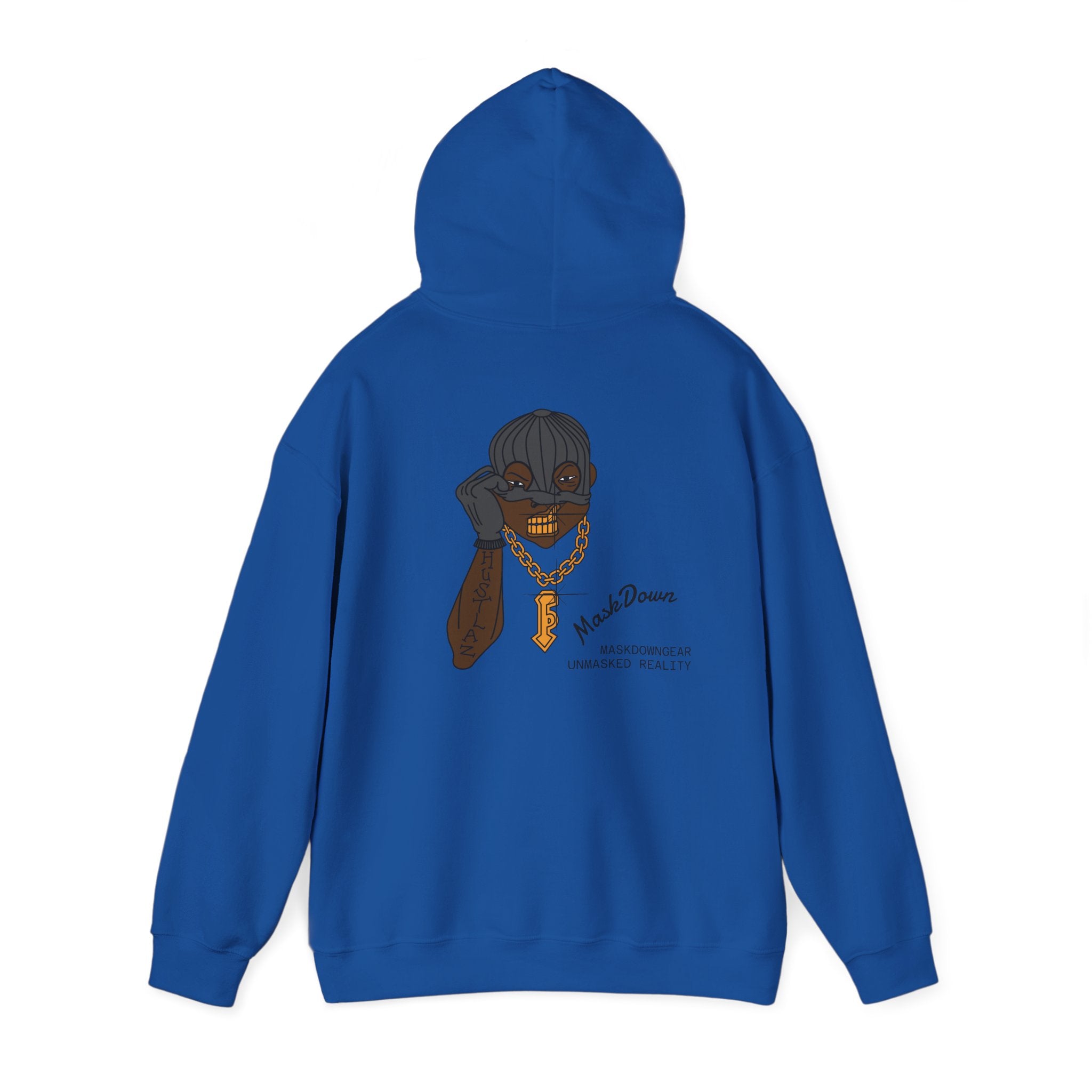 "The Mask Comes Down" Hoodie — Inspirational Black Girl Magic Pullover