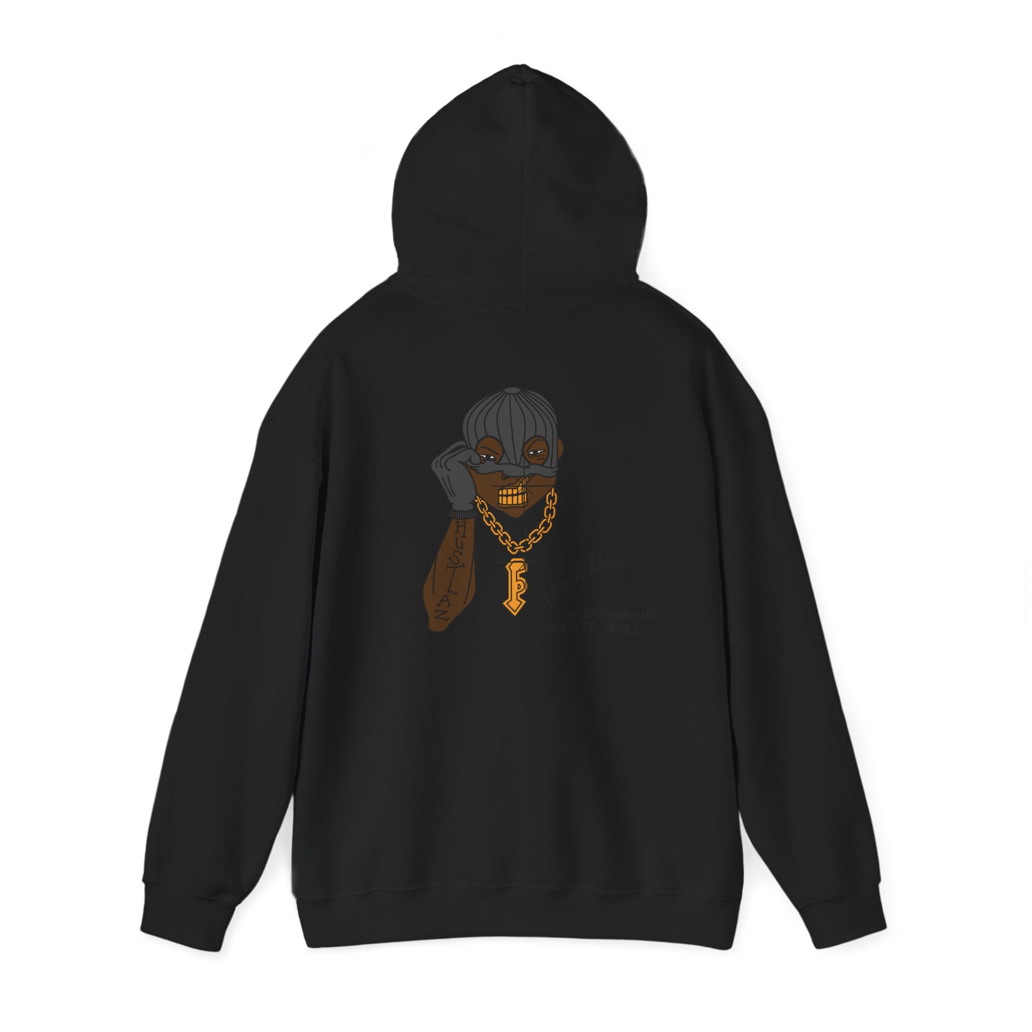 "The Mask Comes Down" Hoodie — Inspirational Black Girl Magic Pullover