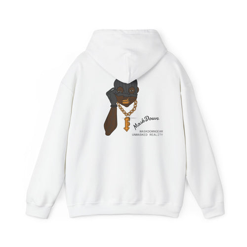 "The Mask Comes Down" Hoodie — Inspirational Black Girl Magic Pullover